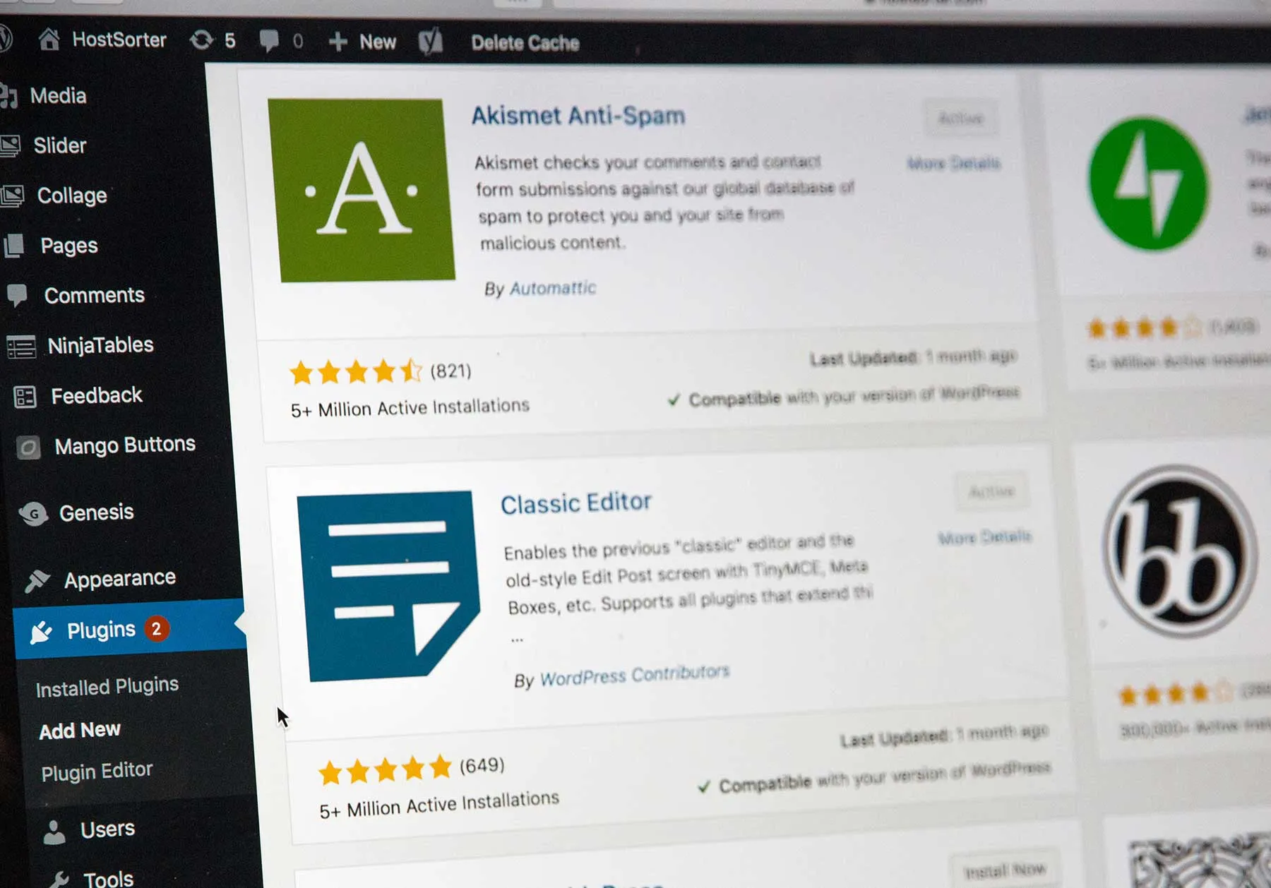 The WordPress Dashboard